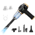 High-Power USB Rechargeable Vacuum Cleaner for Home and Automotive Use with Strong Suction for Carpets and Upholstery